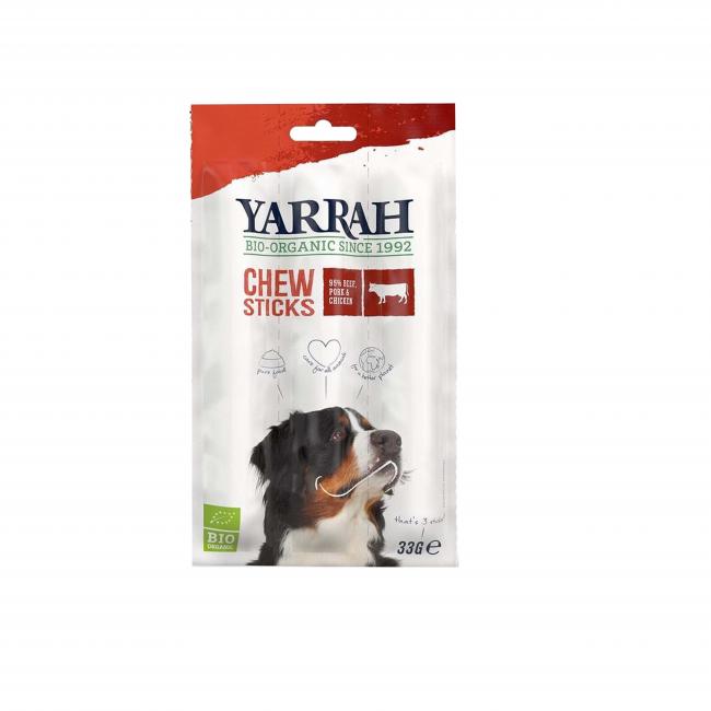 Yarrah biologische kauwstaafjes hond